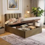 Queen Size Hydraulic Upholstered Bed