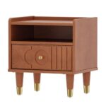 Solid wood Bedside Table -Aurora Gold - Image 3