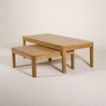 Wooden Square Coffee Table for Living Room - Image 2