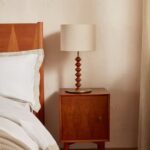 Wood Bedside Table, Natural