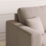 Fabric 5-Seater Corner Sofa - Beige - Image 5