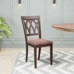 Fabric Solid Wood Dining Chair