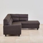 Fabric 3-Seater Right Corner Sofa with Chaise - Brown - Image 5