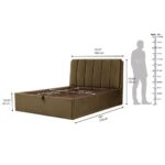 Queen Size Hydraulic Upholstered Bed - Image 2