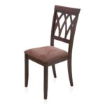 Fabric Solid Wood Dining Chair - Image 3