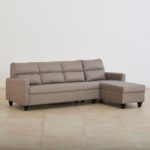 Fabric 3-Seater Right Corner Sofa with Chaise - Beige - Image 5