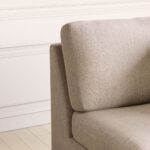 Fabric 5-Seater Corner Sofa - Beige - Image 2