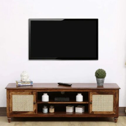 Solid Wood TV Unit
