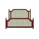 Queen Storage Teak Wood Bed - Image 2