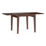 4 Seater Dining Table Set (Colour- Grey , Finish- Dark Walnut) - Image 6