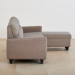 Fabric 3-Seater Right Corner Sofa with Chaise - Beige - Image 3