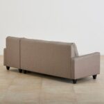 Fabric 3-Seater Right Corner Sofa with Chaise - Beige - Image 4