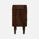 Sheesham Wood Bedside Table In Provincial Teak Finish - Image 3