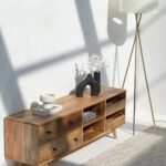 Mango Wood TV Unit with 3 Drawers - Image 5