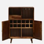 Sheesham Wood Bar Cabinet in long-lasting durability - Image 5
