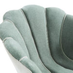 Soft Sage Green Clam Chair for Modern Living Room & Cozy Corner Seating - Image 6