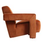 Velvet Sculptural Armchair for Luxe Living Room & Lounge Décor - Image 10