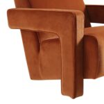 Velvet Sculptural Armchair for Luxe Living Room & Lounge Décor - Image 8