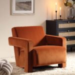 Velvet Sculptural Armchair for Luxe Living Room & Lounge Décor - Image 2