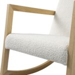 Natural Oak Rocking Armchair for Comfortable Living Room & Nursery Relaxation - Image 6