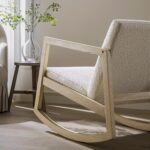 Natural Oak Rocking Armchair for Comfortable Living Room & Nursery Relaxation - Image 4