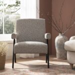 Accent Chair with Solid Black Oak Frame for Modern Home Décor - Image 6