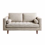2-Seater Sofa in Beige Woven Fabric – Stylish, Comfortable & Perfect for Modern Homes - Image 11