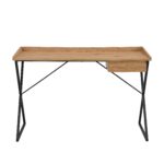 1-Drawer Study & Work Desk – Modern Wooden Home Office Table - Image 5