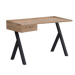 1-Drawer Desk with Angled Top – Modern Study & Work Table for Home & Office - Image 4