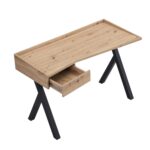 1-Drawer Desk with Angled Top – Modern Study & Work Table for Home & Office - Image 11
