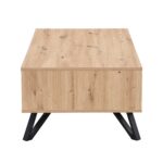 Oak Effect Coffee Table – Modern Wooden Centre Table with Natural Oak Finish - Image 11