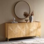 160cm Wide Oak Sideboard – Premium Natural Wood Finish