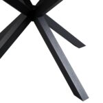 Natural Curved Edge Solid Oak Dining Table - Image 6