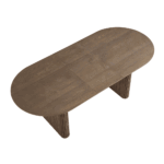 Oval 6–8 Seater Extending Oak Pedestal Dining Table – Silver Oak Finish - Image 3