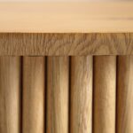 Oak Round Coffee Table with Storage - Image 8