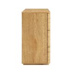 Curved Edge Chest of 6 Drawers – Natural - Image 11