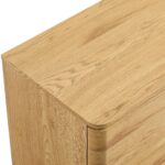 Curved Edge Chest of 6 Drawers – Natural - Image 8