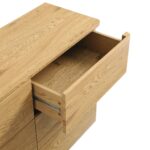 Curved Edge Chest of 6 Drawers – Natural - Image 7