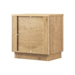 Oak 1-Drawer Bedside Table - Image 11