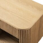 Oak 1-Drawer Bedside Table - Image 10