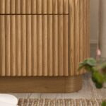 Oak 2-Drawer Bedside Table - Image 11