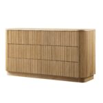Chest of 6 Drawers – Oak - Image 12