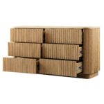 Chest of 6 Drawers – Oak - Image 13