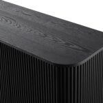 Large 4-Door Sideboard – Luxe Matte Black Finish - Image 8