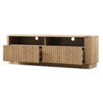 162cm TV Unit with Drawers – Natural Oak Finish - Image 7