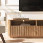 162cm TV Unit with Drawers – Natural Oak Finish - Image 13
