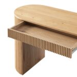 Finish 1-Drawer Writing Desk – Modern Wooden Study & Work Table - Image 10