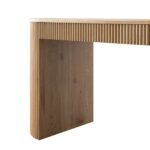 Finish 1-Drawer Writing Desk – Modern Wooden Study & Work Table - Image 12