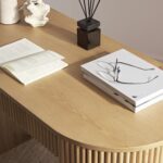 Finish 1-Drawer Writing Desk – Modern Wooden Study & Work Table - Image 7