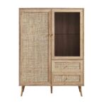 Rattan Bar Cabinet in Natural Finish - Image 8
